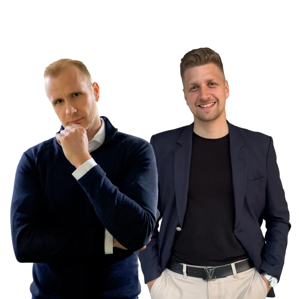 Kim Kürten and Victor F., the founders of ENTRi Club